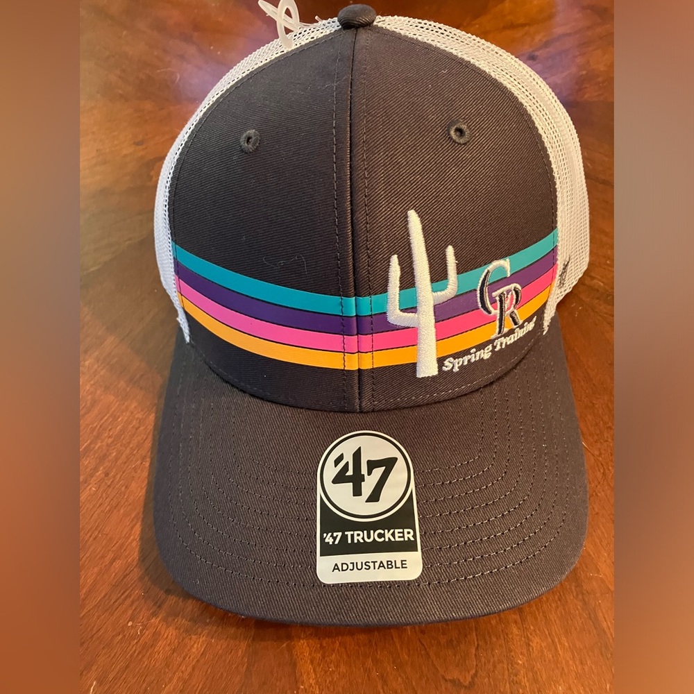 COPY - Brand New Colorado Rockies 2024 Spring Training Trucker Hat